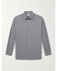 Charvet - Herringbone Cotton Shirt - Lyst