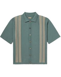 Kapital - Tennessee Embroidered Cotton-blend Jersey Polo Shirt - Lyst