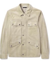 Tom Ford - Suede Field Jacket - Lyst