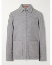 Barena - Cotton-Blend Felt Overshirt - Lyst