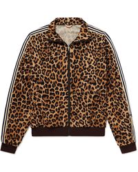 Kapital - Webbing-trimmed Leopard-print Tech-jersey Track Jacket - Lyst