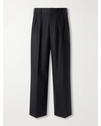 Comme des Garçons - Wide-Leg Pleated Wool Trousers - Lyst