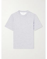 Brunello Cucinelli - Slub Linen And Cotton-blend Jersey T-shirt - Lyst