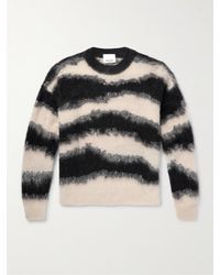 Isabel Marant - Sawyers Striped Brushed-knit Sweater - Lyst