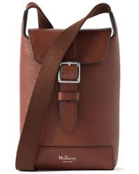 Mulberry - Chiltern Full-grain Legacy Nvt Leather Phone Pouch - Lyst
