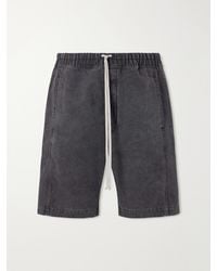 Rick Owens - Pusher Straight-Leg Cotton-Canvas Shorts - Lyst