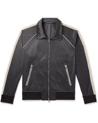 Tom Ford - Striped Jersey Track Jacket - Lyst