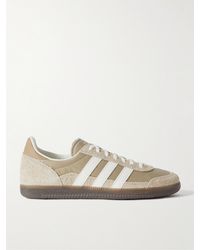adidas Originals - Wensley Spzl Leather And Suede-trimmed Mesh Sneakers - Lyst