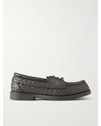 Bottega Veneta - Bolivar Intrecciato Leather Loafers - Lyst
