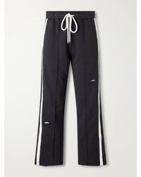NAHMIAS - Repaired Wide-Leg Cotton-Jersey Drawstring Sweatpants - Lyst