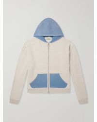 Kapital - Colour-block Cotton-jersey Zip-up Hoodie - Lyst