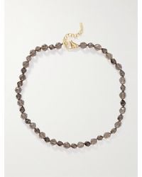 Eliou - Brody Gold-plated Quartz Beaded Necklace - Lyst