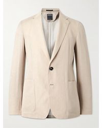 Zegna - Wool And Linen-blend Suit Jacket - Lyst