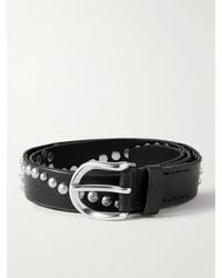 Our Legacy - 3.5Cm Star Fall Studded Leather Belt - Lyst