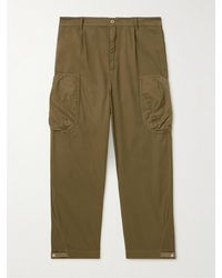 Folk - Prism Straight-leg Cotton-twill Cargo Trousers - Lyst