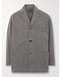 Beams Plus - Striped Cotton Jacket - Lyst