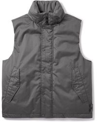 Stone Island - Ghost Coated Virgin Wool-Twill Down Gilet - Lyst