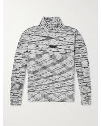 MR P. - Space-Dyed Merino Wool Rollneck Sweater - Lyst