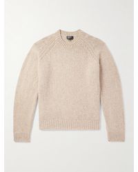 A.P.C. - Harris Flecked Merino Wool Sweater - Lyst