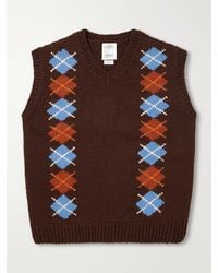 Visvim - Diamante Wool And Cashmere-Blend Vest - Lyst
