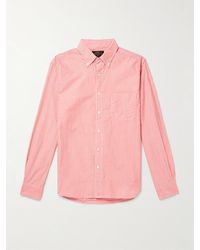 Beams Plus - Gestreiftes Hemd aus Baumwolle mit Button-Down-Kragen - Lyst