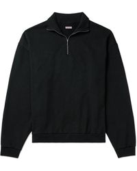 Kapital - Printed Cotton-jersey Half-zip Sweatshirt - Lyst