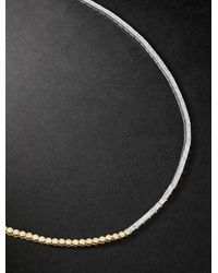 Yvonne Léon - White And Yellow Gold Diamond Necklace - Lyst