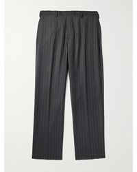 Paul Smith - Straight-leg Pinstriped Wool Trousers - Lyst
