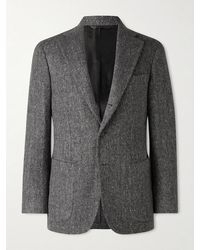 J. Mueser - Waverly Herringbone Wool Blazer - Lyst