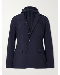 Herno - Hooded Shell Blazer - Lyst