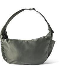 master-piece - Ark Leather-Trimmed Nylon Shoulder Bag - Lyst