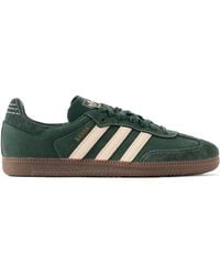 adidas Originals - Samba Og Brushed Suede And Leather-Trimmed Nubuck Sneakers - Lyst