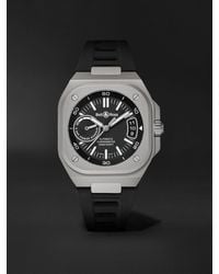 Bell & Ross - Br-X5 Automatic Chronometer 41Mm Titanium And Rubber Watch, Ref. No. Brx5R-Bl-Ti/Srb - Lyst