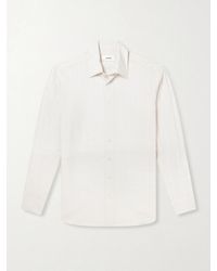 Lardini - Striped Cotton-Poplin Shirt - Lyst