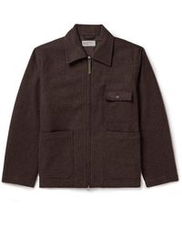 Universal Works - Melton Wool-blend Jacket - Lyst
