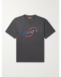 Missoni - Logo-print Cotton-jersey T-shirt - Lyst