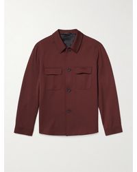 MR P. - Wool-Twill Overshirt - Lyst