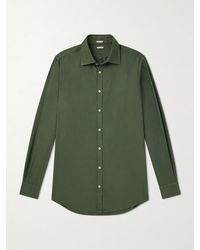 Massimo Alba - Genova Cotton-Chambray Shirt - Lyst