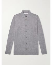 Lardini - Virgin Wool Polo Shirt - Lyst