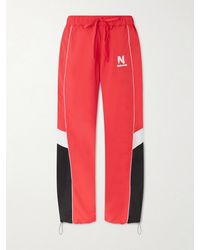 NAHMIAS - Straight-Leg Logo-Embroidered Nylon Trousers - Lyst
