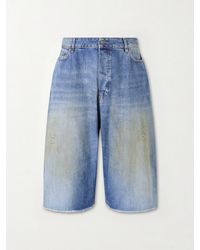 424 - Wide-Leg Lightweight Denim Short - Lyst