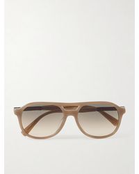 Brunello Cucinelli - Aviator-Style Acetate Sunglasses - Lyst