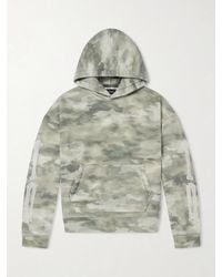 Amiri - Logo-embroidered Appliquéd Camouflage-print Cotton-jersey Hoodie - Lyst
