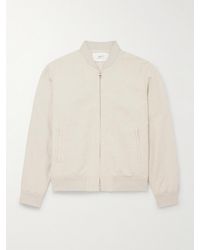 MR P. - Linen And Cotton-blend Bomber Jacket - Lyst