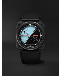 Bell & Ross - Br-03 Horizon Limited Edition Automatic 41Mm Ceramic And Rubber Watch, Ref. No. Br03A-Hrz-Ce/Srb - Lyst