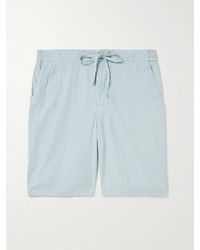 Frescobol Carioca - Sergio Straight-leg Cotton-blend Seersucker Drawstring Shorts - Lyst
