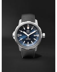 IWC Schaffhausen - Aquatimer Expedition Jacques-yves Cousteau Automatic 42mm Stainless Steel And Rubber Watch - Lyst