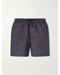 Dries Van Noten - Phibbs Straight-Leg Mid-Length Printed Swim Shorts - Lyst