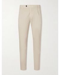 Eleventy - Slim-fit Stretch Cotton-twill Chinos - Lyst