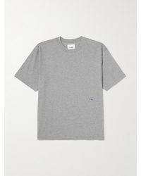 Drake's - Him Hiking Logo-embroidered Cotton-jersey T-shirt - Lyst